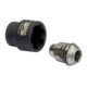 E/D/E Schlagnuss-Satz 7-tlg 1/2" 3/4" schwarz phosphatiert