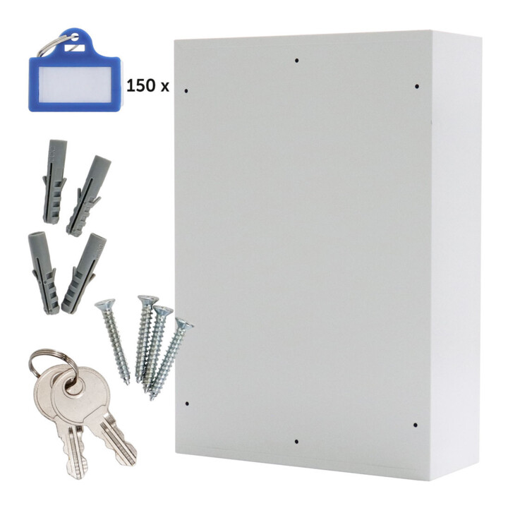 E/D/E Schlüsselschrank S 150 EL Elektronikschloss lichtgrau