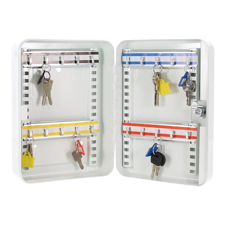 E/D/E Schlüsselschrank SK 20 Zylinderschloss lichtgrau