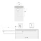 E/D/E Schrank-Kleiderbügelhalter Quadro 9365000 Korpust. 500mm L497mm