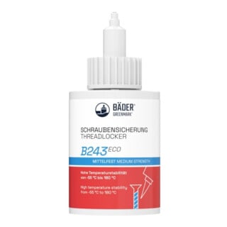 E/D/E Schraubensicherung B243 Eco 52ml blau