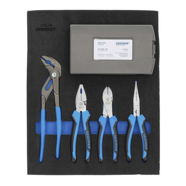 E/D/E Servante d’atelier avec assortiment 308 pièces métriques