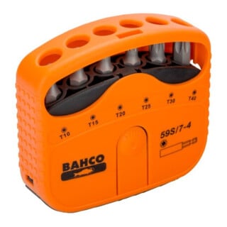 E/D/E Set de 7 embouts TX10-TX4 magnétiques zingués phosphatés