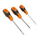 E/D/E Set de tournevis 3 pièces fente PH long