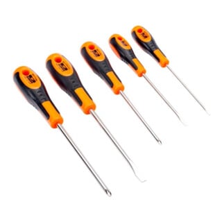 E/D/E Set de tournevis 5 pièces fente PH long