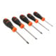 E/D/E Set de tournevis 5 pièces Fente PZ