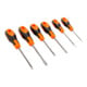 E/D/E Set de tournevis 6 pièces f. fente et PZ long