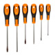 E/D/E Set de tournevis 6 pièces fente PH long