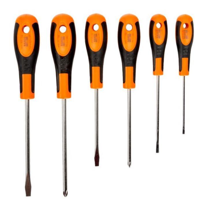 E/D/E Set de tournevis 6 pièces fente PH long