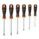 E/D/E Set de tournevis 6 pièces Fente PZ