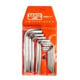 E/D/E Set de tournevis d’angle 11 pièces 6 pans nickelé