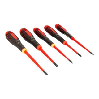 E/D/E Set de tournevis Ergo 5 pièces isolés Slim