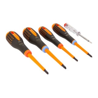 E/D/E Set de tournevis Ergo 6 pièces fente PH PZ S isolés
