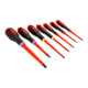 E/D/E Set de tournevis ergonomiques isolés 7 pièces fente Pozidriv