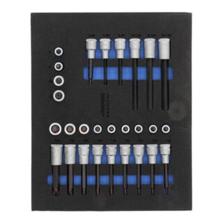 E/D/E Set d’embouts de tournevis 1/2" 2/4 module CT