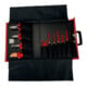 E/D/E Set d'outils d'électricien isolés 10 pièces avec sac en cuir