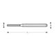 E/D/E Splintentreiber 180mm mit Handschutz