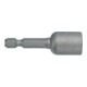 E/D/E Steckschlüssel 1/4" magnetisch 50mm 1/4"