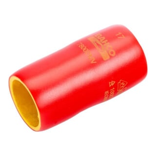 E/D/E Steckschlüssel-Einsatz 1/2" 12Kant 27mm isoliert