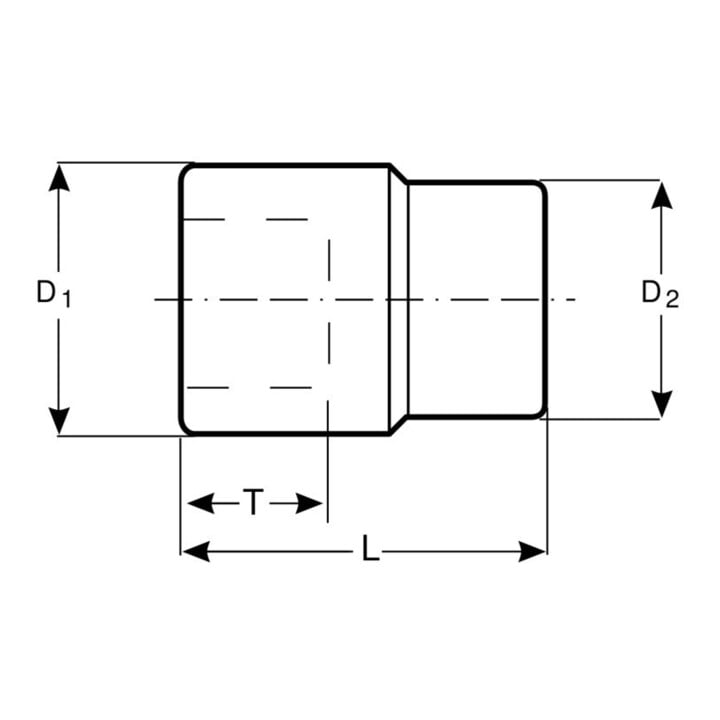 E/D/E Steckschlüssel-Einsatz 1/4" 12Kant Lang SW 5,5M