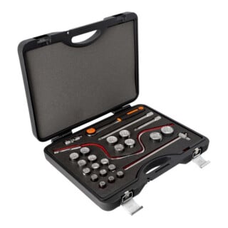 E/D/E Steckschlüssel-Satz 1/2" 25-teilig