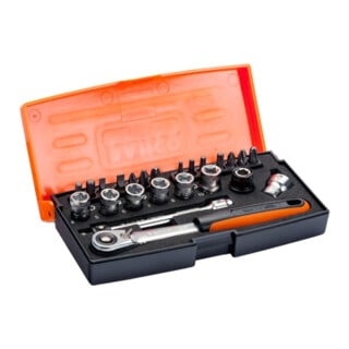 E/D/E Steckschlüssel-Satz 1/4" 24-tlg