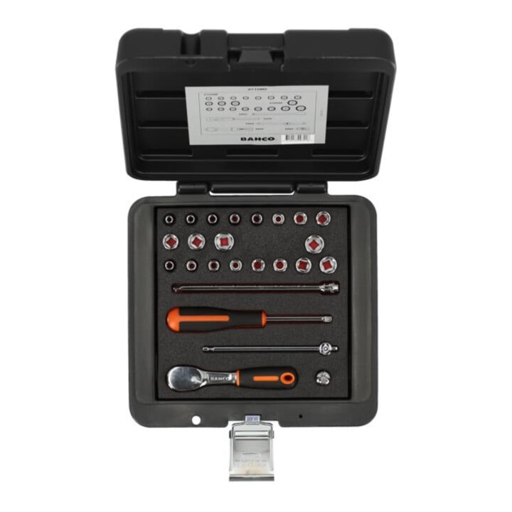 E/D/E Steckschlüssel-Satz 1/4" 25-teilig