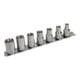 E/D/E Steckschlüssel-Satz 3/8" 7400TORX-E hochglanzpoliert