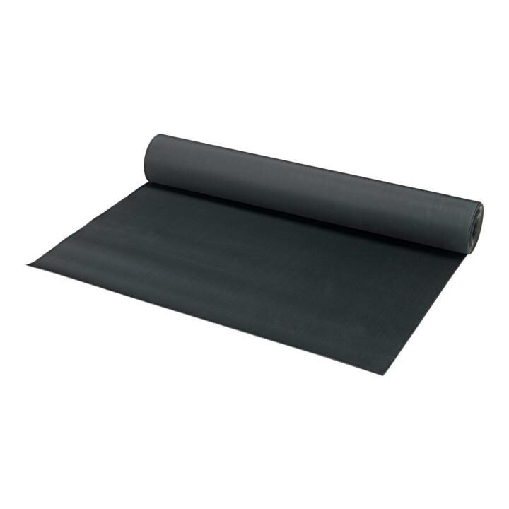E/D/E Tapis à fines rainures PRO FORTIS 3 mm 1200 mm 10 m noir NR/SBR