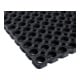 E/D/E Tapis nid d'abeille version lourde SBR/NR 22 mm 750 x 100 cm noir plafond ouvert en rouleau