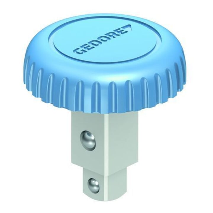 E/D/E Tête champignon 3/8" vers 1/4" en acier chromo-vanadium zingué