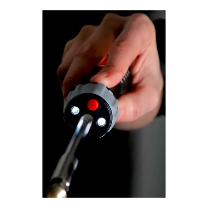 E/D/E Tournevis à cliquet 1/4" magnétique avec LED, 6 embouts