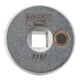 E/D/E Übergangsteil Flach 1/4" auf 3/8" 3mm galvanisiert
