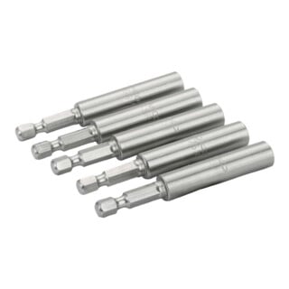 E/D/E Universal-Bithalter 1/4" Edelstahl mit Haltering 75 mm