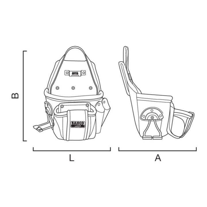 E/D/E Universal-Gürteltasche
