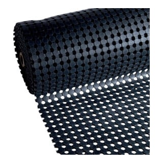 E/D/E Wabenmatte kleine Löcher SBR/NR 10mm 1000 x 91,5cm schwarz