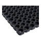 E/D/E Wabenmatte schwere Ausführung SBR/NR 22mm 750 x 100cm schwarz offene Decke auf Rolle