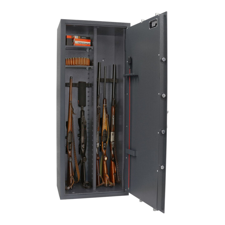 E/D/E Waffenschrank Winchester 10 Doppelbartschloss anthrazit