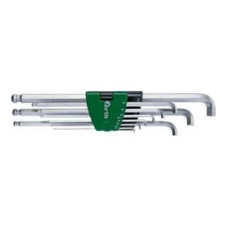 E/D/E Winkelschraubendreher-Satz 9-teilig 1,5-10mm Stubby lang Kunststoffhalter