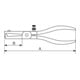 E/D/E Zange 160mm funkenfrei PVC-ummantelter Griff