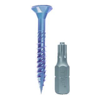 E-Jet Schr. 5,0x110 TG zn blau m. Reibschaft