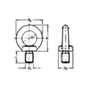 E-NORMpro DIN 580 Anneau de levage C15E galZn M12 HP VE 25-3