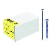 E-NORMpro Spanplattenschraube, Senkkopf, zn blau TG ISR 5,0x 80/48 HP