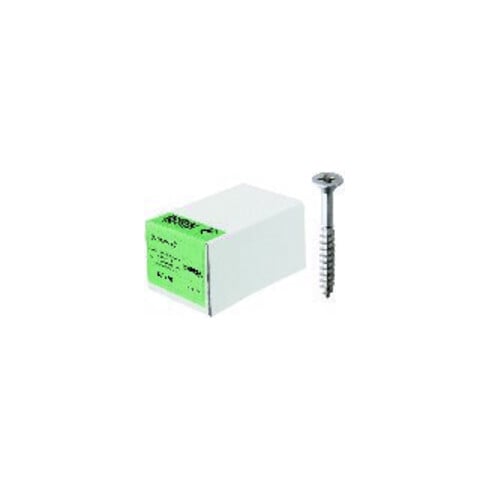 E-NORMpro Vis à aggloméré, tête fraisée, A2 VG PZD 4,0 x 16 KP