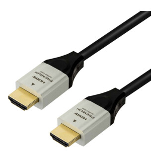 e+p Câble HDMI haute vitesse 3 m Ethernet noir argenté