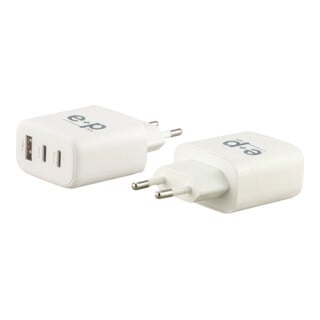 e+p Chargeur rapide USB GaN AC 213 3 ports