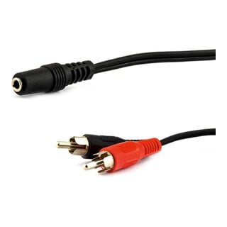 E+P Elektrik Câble adaptateur stéréo 0,2 m B132/02