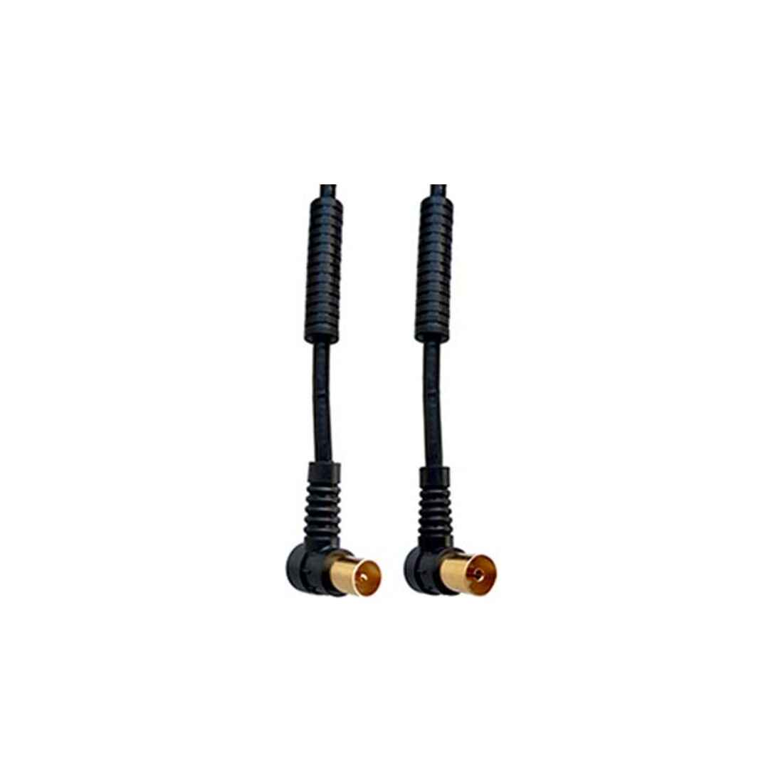E+P Elektrik Câble d'angle noir 2,5 m HFW302G