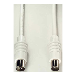E+P Elektrik Câble d’antenne blanc 1,5 m HFA1