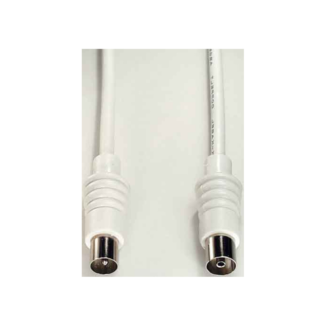 E+P Elektrik Câble d’antenne blanc 10m HFA10